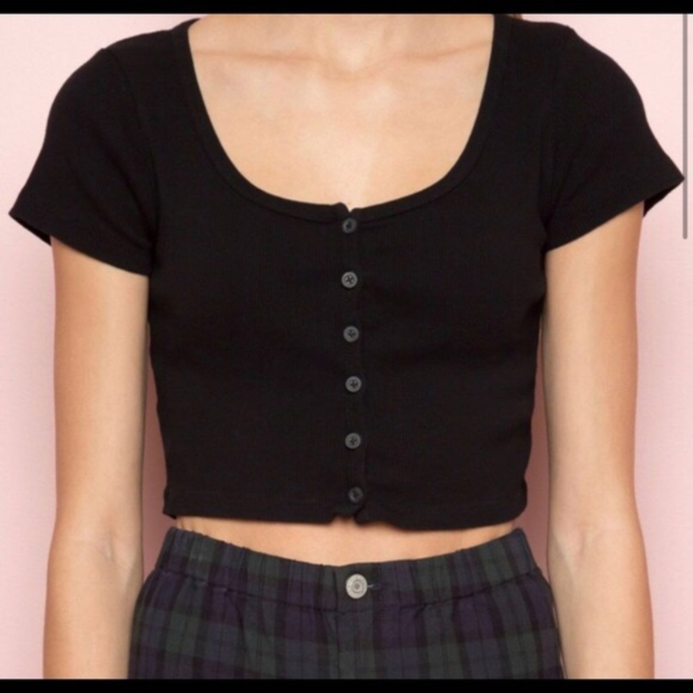 brandy melville zelly button up top